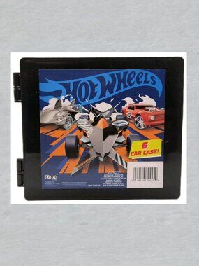 Hot Wheels 6 Car Case Measures 6.5 x 6 x 1.5 Inches